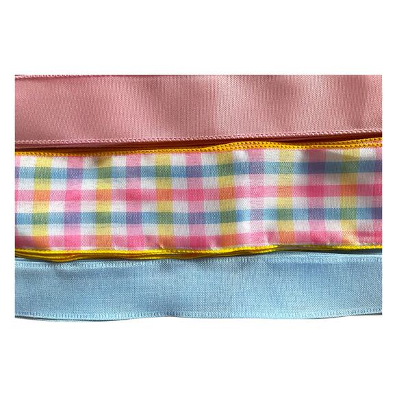 DIY Easter Volkswagen Van Wreath Making Kit, Spring Sign Ribbon Bundle Set - Picture 5 of 5